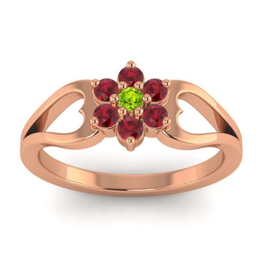 Simple Floral Pave Manyu Ring