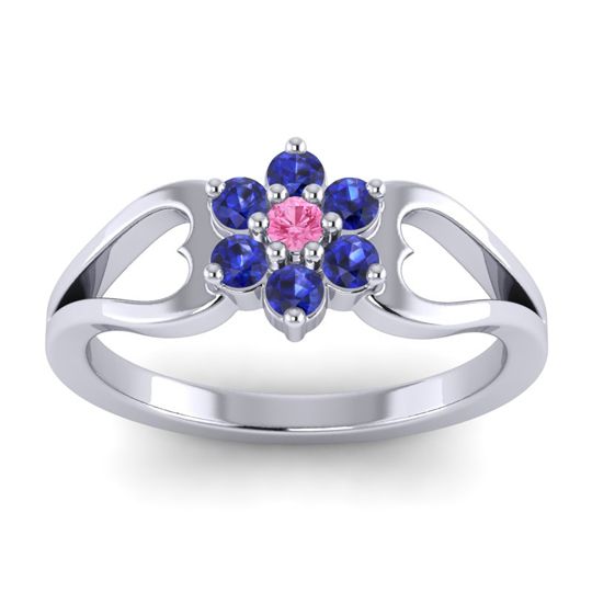Simple Floral Pave Manyu Ring