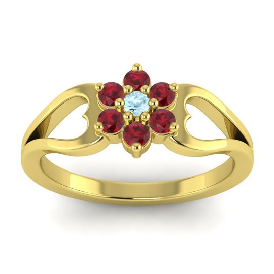 Simple Floral Pave Manyu Ring