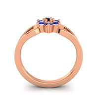Simple Floral Pave Manyu Ring