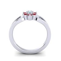 Simple Floral Pave Manyu Ring