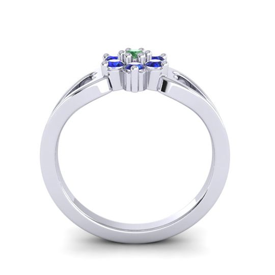 Simple Floral Pave Manyu Ring