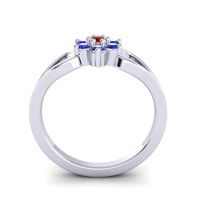 Simple Floral Pave Manyu Ring
