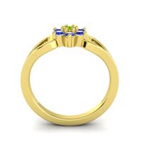 Simple Floral Pave Manyu Ring