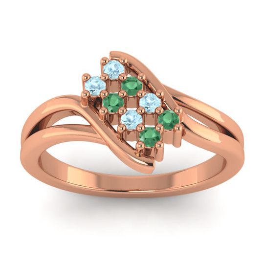 Simple Pave Bypass Agati Ring