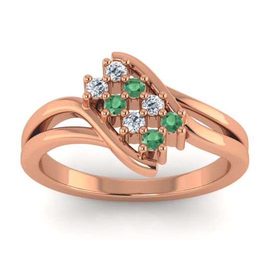 Simple Pave Bypass Agati Ring