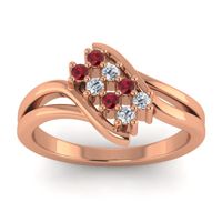 Simple Pave Bypass Agati Ring