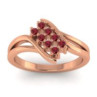 Simple Pave Bypass Agati Ring