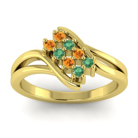 Simple Pave Bypass Agati Ring