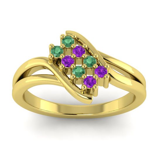 Simple Pave Bypass Agati Ring