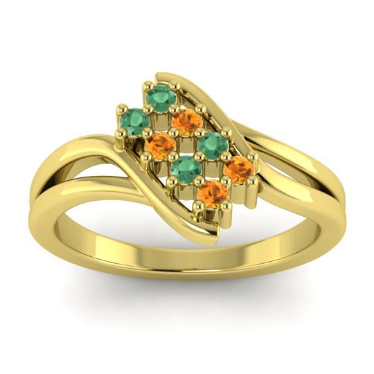 Simple Pave Bypass Agati Ring