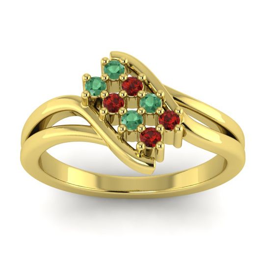 Simple Pave Bypass Agati Ring