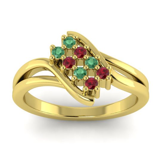 Simple Pave Bypass Agati Ring