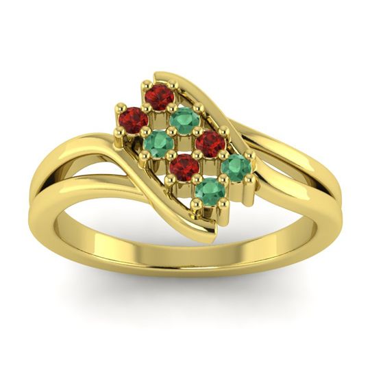 Simple Pave Bypass Agati Ring