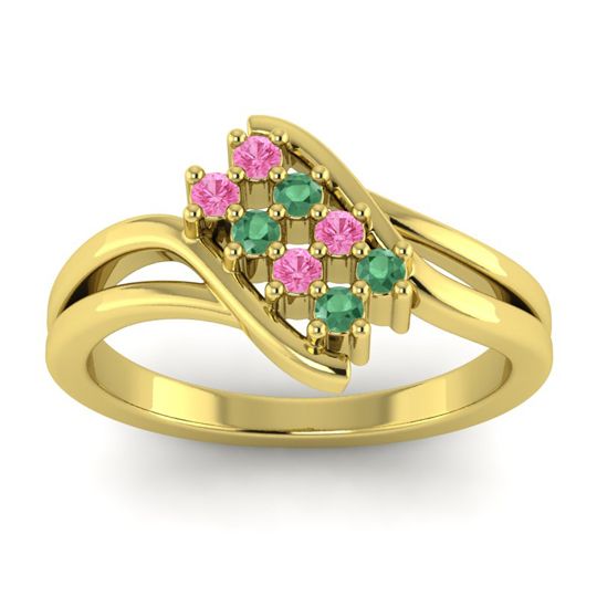 Simple Pave Bypass Agati Ring