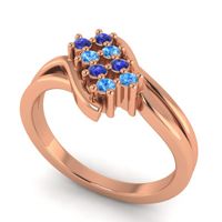 Simple Pave Bypass Agati Ring