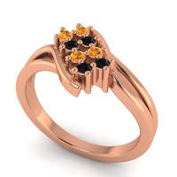 Simple Pave Bypass Agati Ring