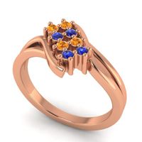 Simple Pave Bypass Agati Ring