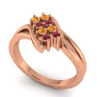 Simple Pave Bypass Agati Ring