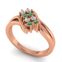 Simple Pave Bypass Agati Ring