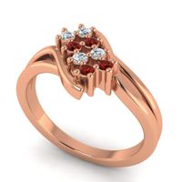 Simple Pave Bypass Agati Ring