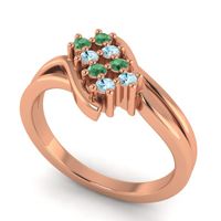 Simple Pave Bypass Agati Ring