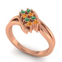 Simple Pave Bypass Agati Ring