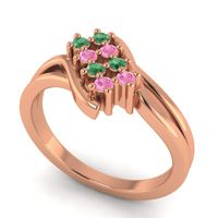 Simple Pave Bypass Agati Ring