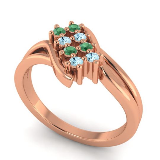 Simple Pave Bypass Agati Ring