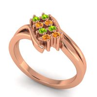 Simple Pave Bypass Agati Ring