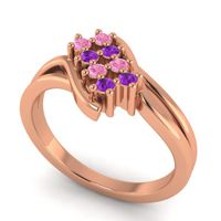 Simple Pave Bypass Agati Ring