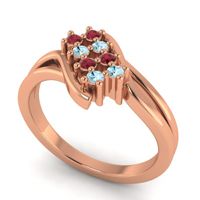 Simple Pave Bypass Agati Ring