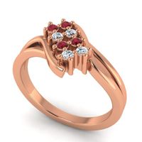 Simple Pave Bypass Agati Ring