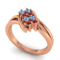 Simple Pave Bypass Agati Ring