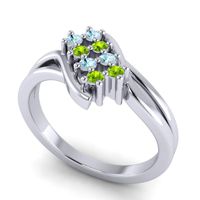 Simple Pave Bypass Agati Ring