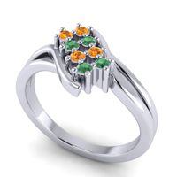 Simple Pave Bypass Agati Ring