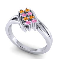 Simple Pave Bypass Agati Ring