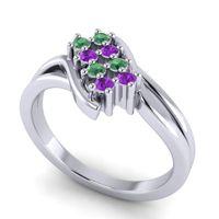 Simple Pave Bypass Agati Ring