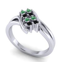 Simple Pave Bypass Agati Ring