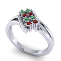 Simple Pave Bypass Agati Ring