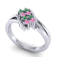 Simple Pave Bypass Agati Ring