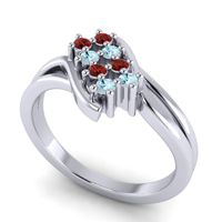 Simple Pave Bypass Agati Ring