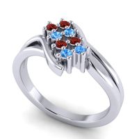 Simple Pave Bypass Agati Ring