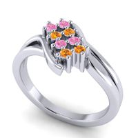 Simple Pave Bypass Agati Ring
