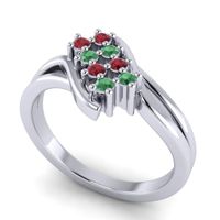 Simple Pave Bypass Agati Ring