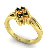 Simple Pave Bypass Agati Ring
