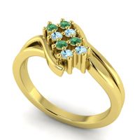 Simple Pave Bypass Agati Ring