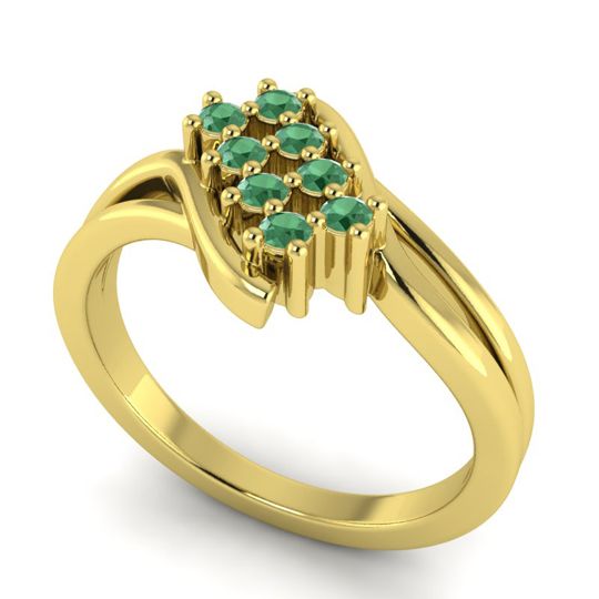 Simple Pave Bypass Agati Ring
