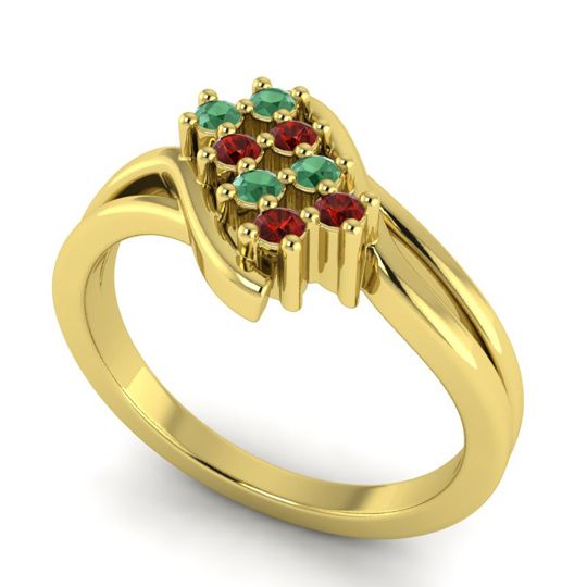 Simple Pave Bypass Agati Ring