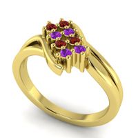 Simple Pave Bypass Agati Ring